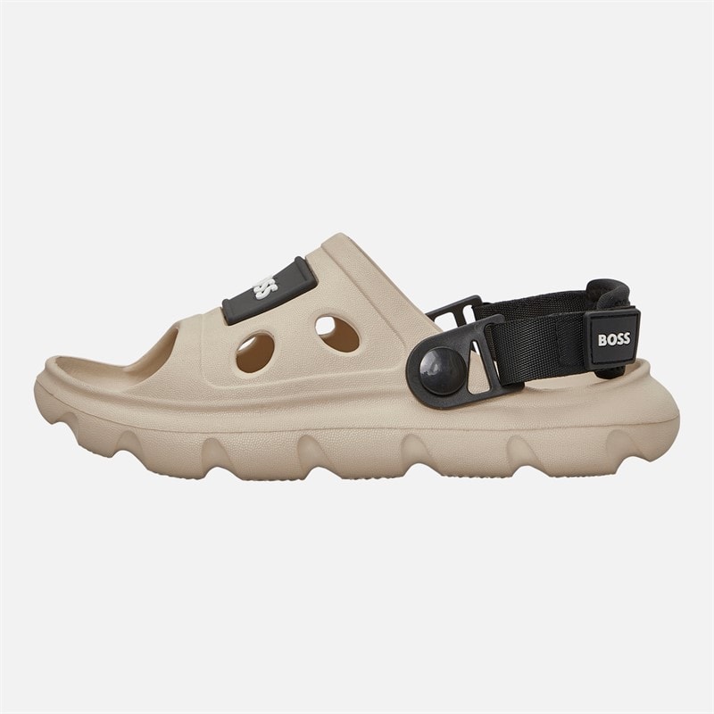 BOSS Junior Boys Beach Clogs Stone - Image 1
