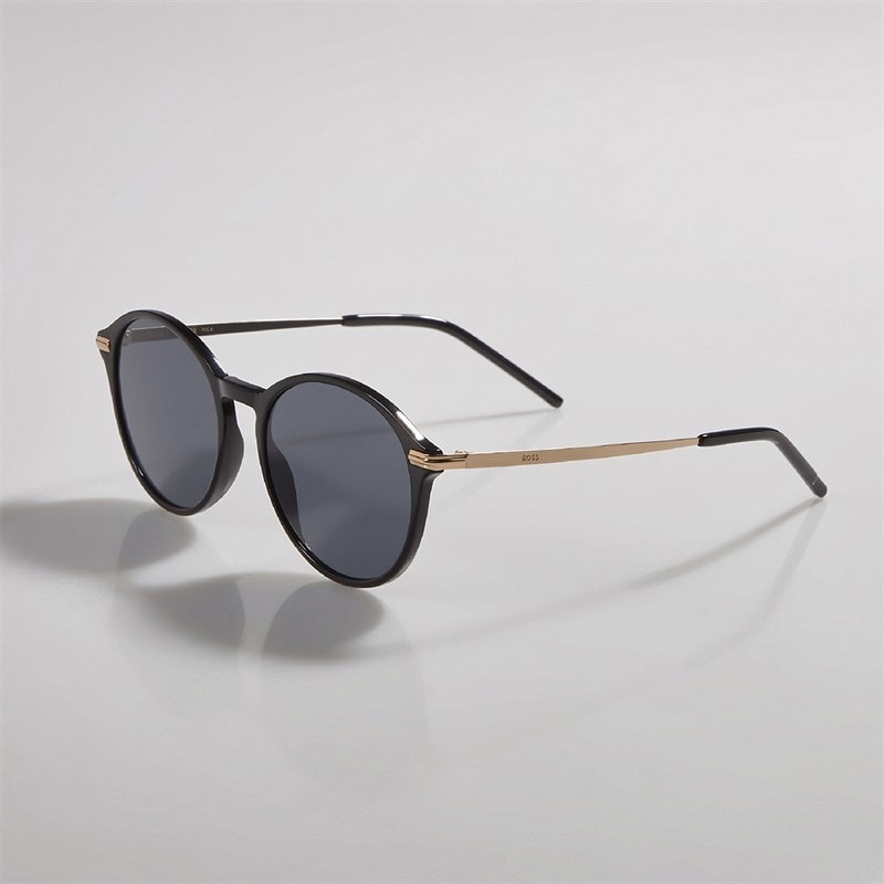 BOSS Womens Panthos Sunglasses Black/Gold Black Gold
