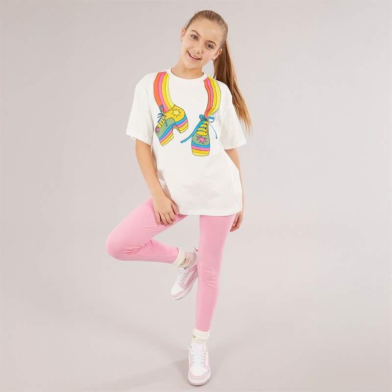 STELLA McCARTNEY Girls T-Shirt Ivory - Image 3