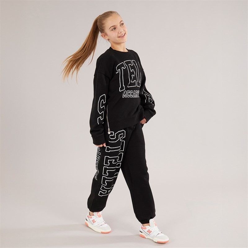 STELLA McCARTNEY Kids Sweatshirt Nero Lavato - Image 4