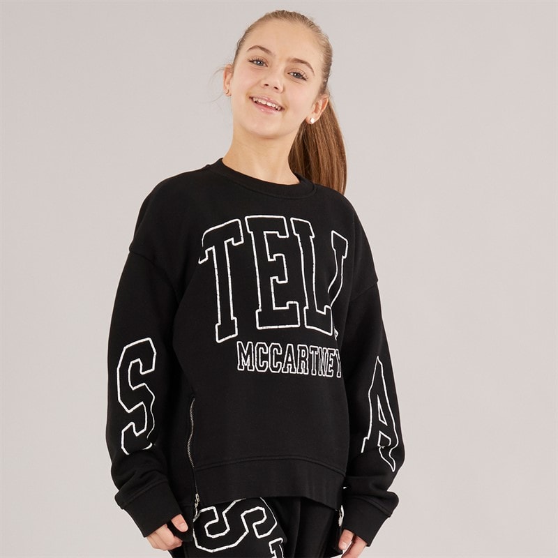 STELLA McCARTNEY Kids Sweatshirt Nero Lavato - Image 5