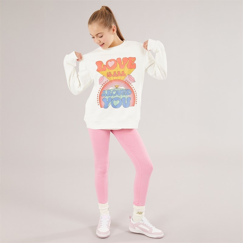 STELLA McCARTNEY Girls Sweatshirt Ivory - Image 3