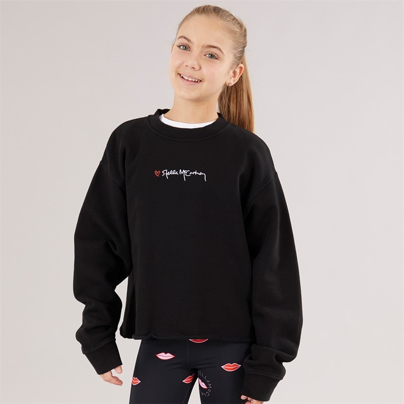 STELLA McCARTNEY Kids Sweatshirt Nero Lavato - Image 1