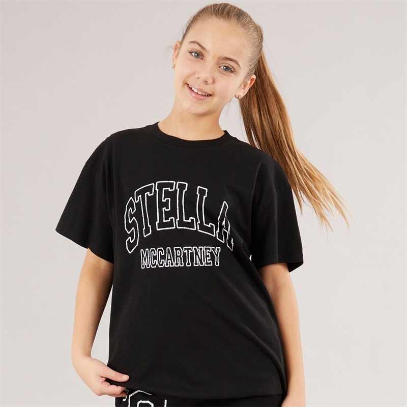 STELLA McCARTNEY Kids T-Shirt Nero Lavato - Image 1