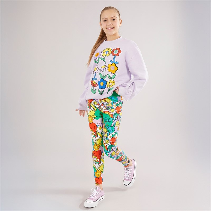 STELLA McCARTNEY Girls Sweatshirt Purple - Image 4