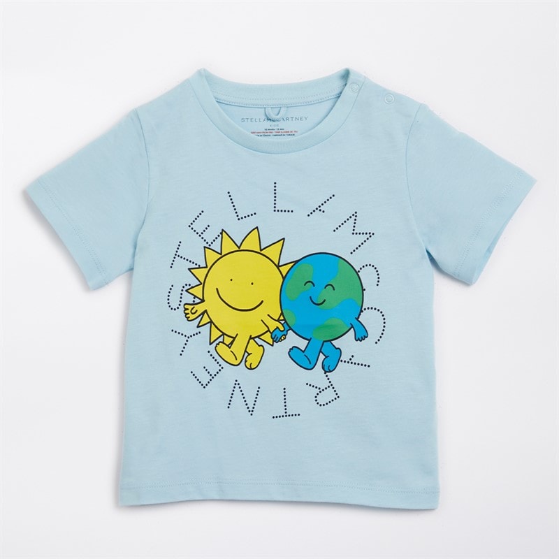 STELLA McCARTNEY Kids T-Shirt Celeste - Image 1