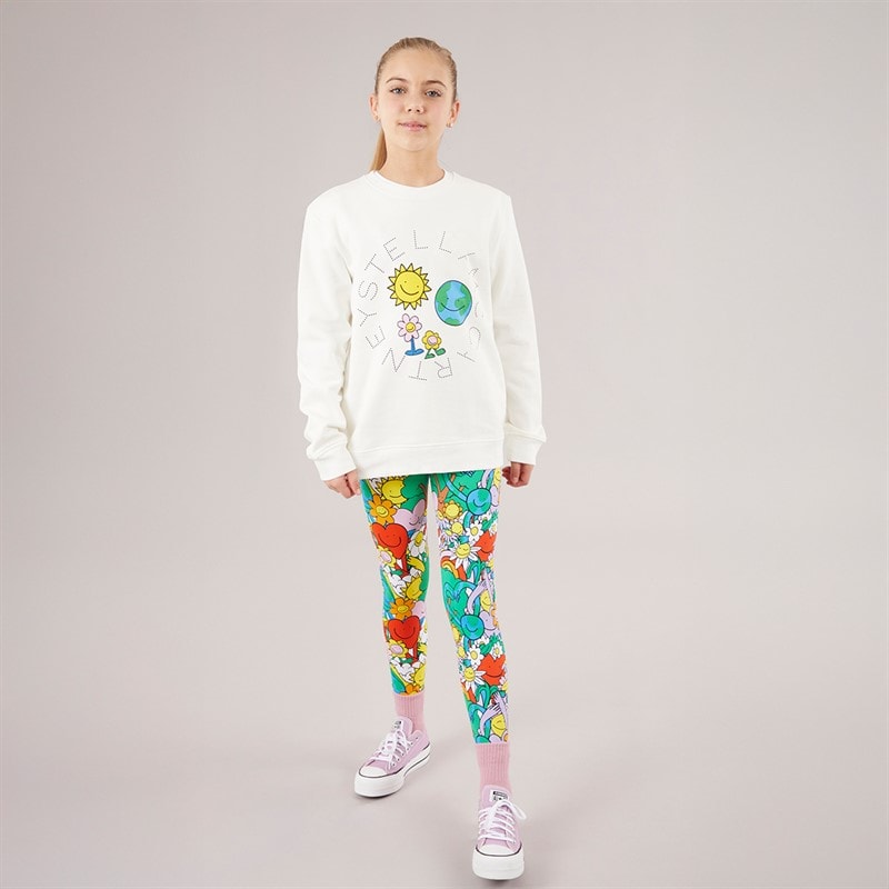 STELLA McCARTNEY Kids Sweatshirt Ivory - Image 3