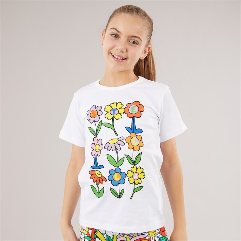 STELLA McCARTNEY Girls T-Shirt White - Image 1