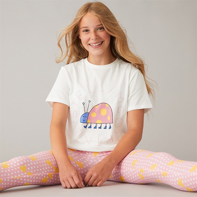 STELLA McCARTNEY Girls T-Shirts Ivory