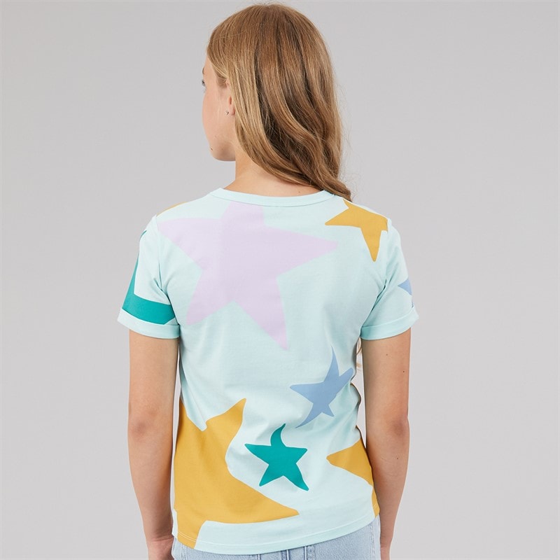 STELLA McCARTNEY Girls T-Shirt Light Blue - Image 2