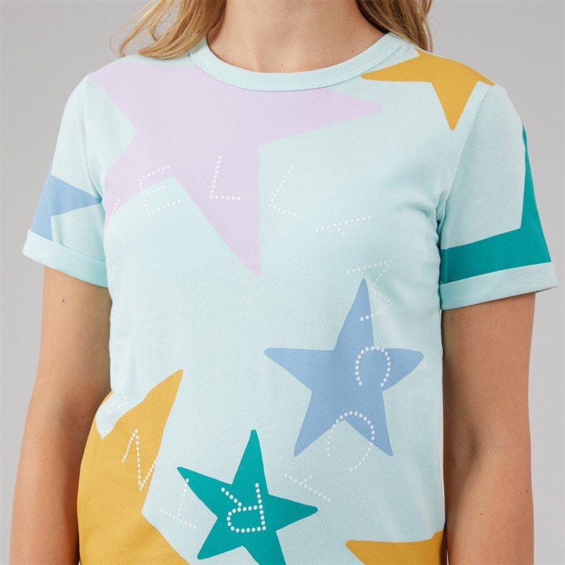 STELLA McCARTNEY Girls T-Shirt Light Blue - Image 3