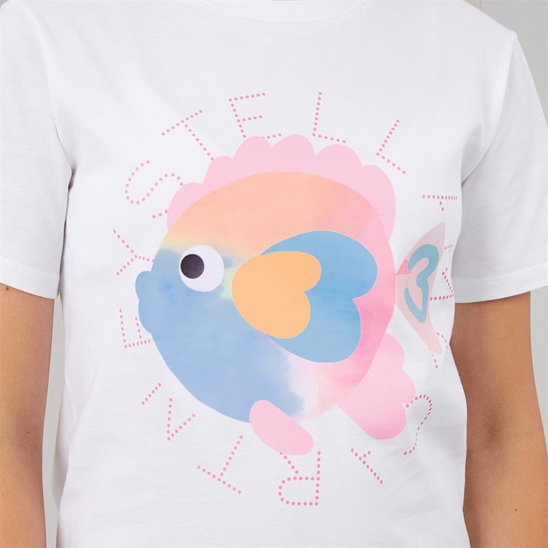 STELLA McCARTNEY Girls T-Shirt White - Image 3