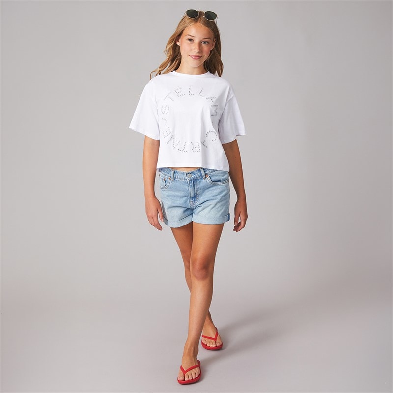 STELLA McCARTNEY Girls T-Shirt White - Image 4