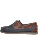 Chatham Marine Mens Dartmouth Deck Shoes Navy/Tan