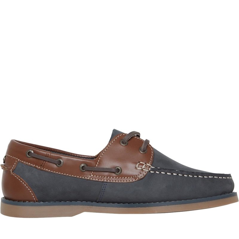 Chatham Marine Mens Dartmouth Deck Shoes Navy/Tan - Image 5