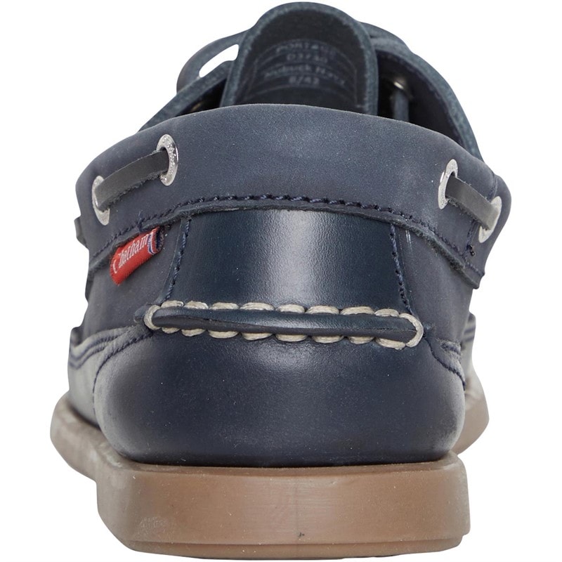 Chatham Marine Mens Portage Deck Shoes Nubuck Navy/Dark Navy - Image 3