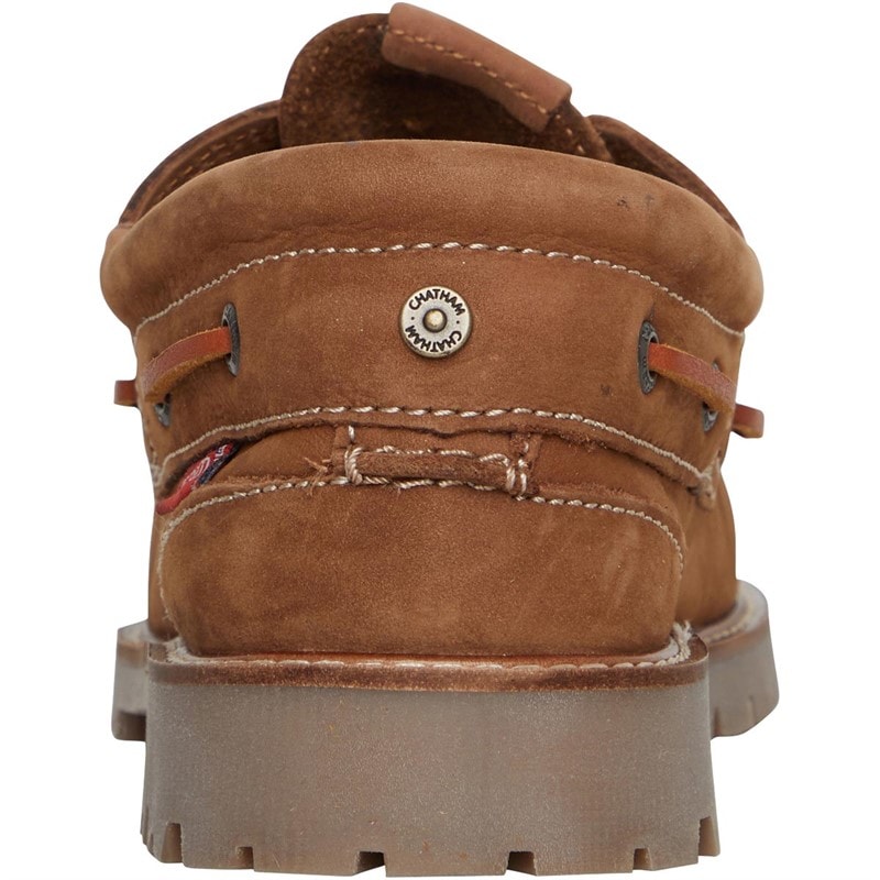 Chatham Marine Mens Rousdon Deck Shoes Tan - Image 3