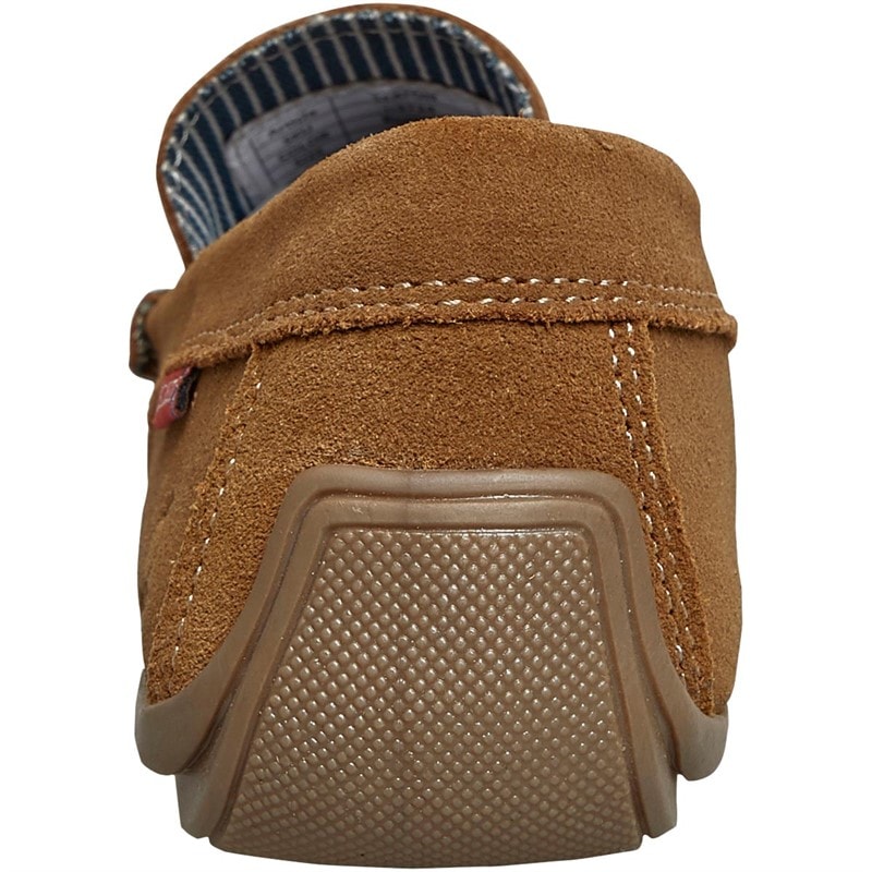 Chatham Marine Mens Suede Driving Moccasins Tan Suede - Image 3