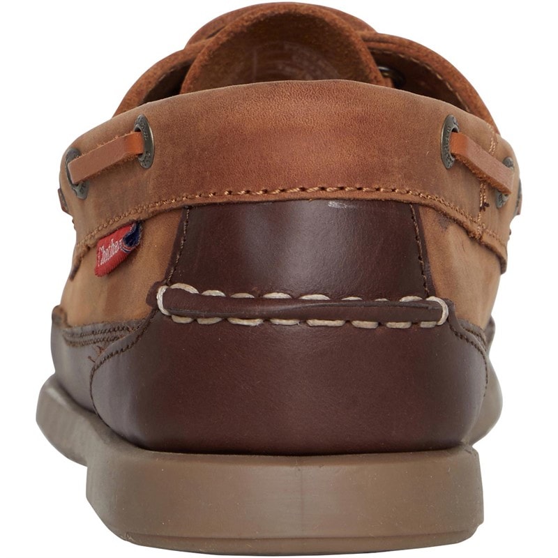 Chatham Marine Mens Portage Deck Shoes Tan/Brown - Image 3