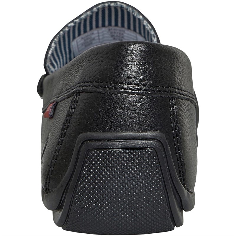 Chatham Marine Mens Leather Driving Moccasins Black Leather - Image 3