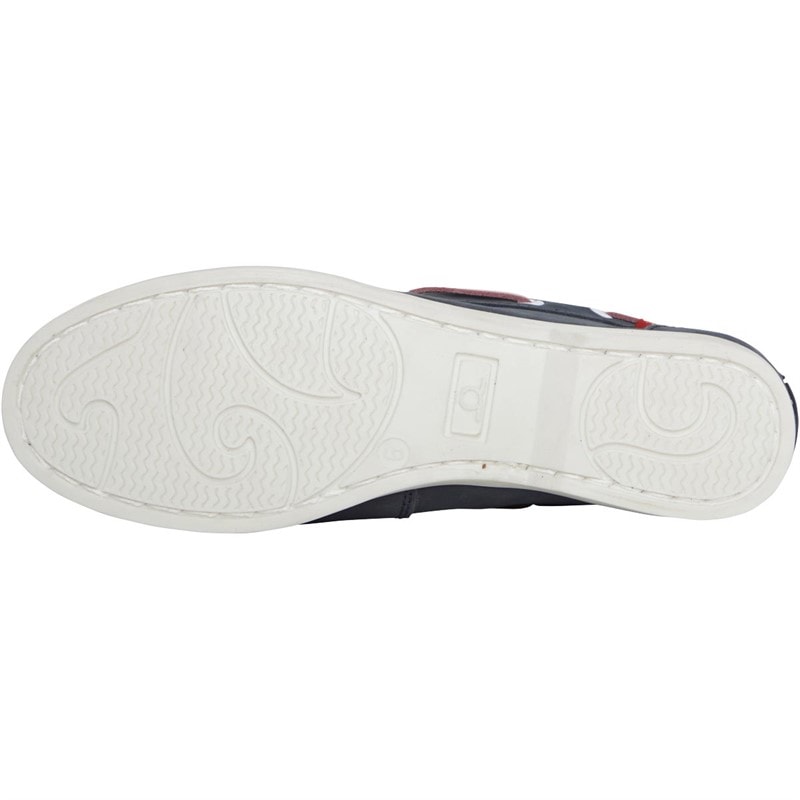 Chatham Marine Womens Willow Boat Shoes Navy/Pink - Image 2