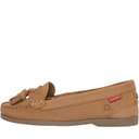 Chatham Marine Womens Arora Boat Shoes Dark Tan