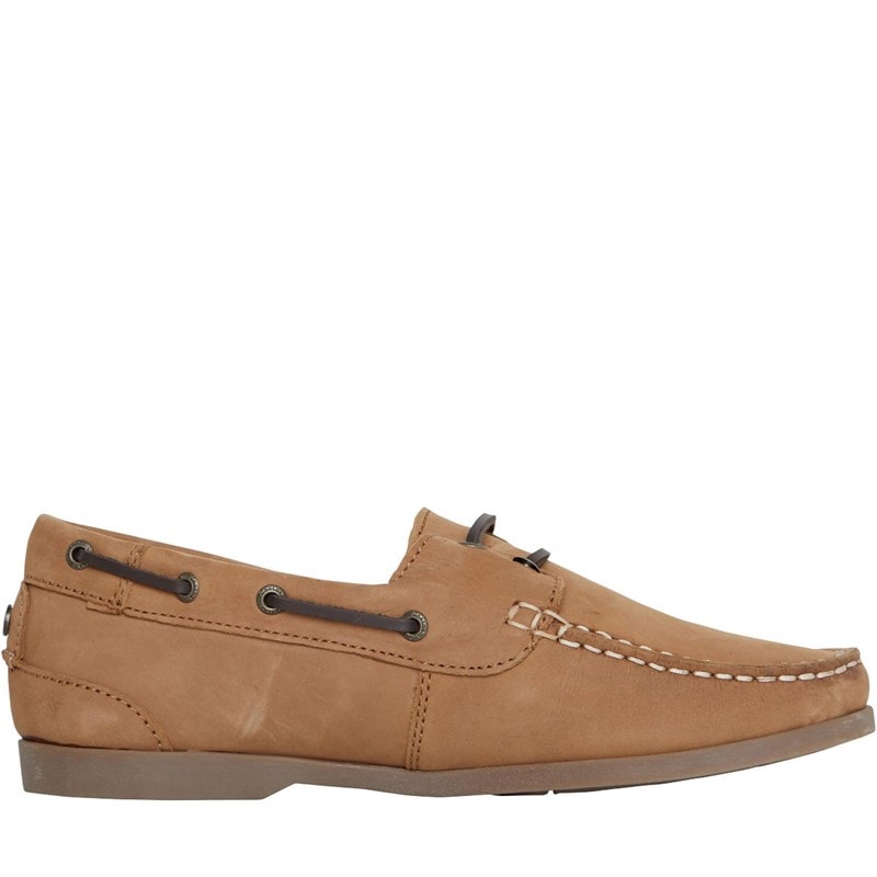 Chatham Marine Womens Willow Boat Shoes Dark Tan - Image 5