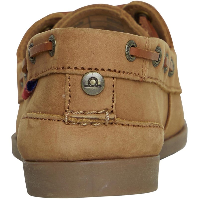 Chatham Marine Womens Rema Boat Shoes Dark Tan - Image 3