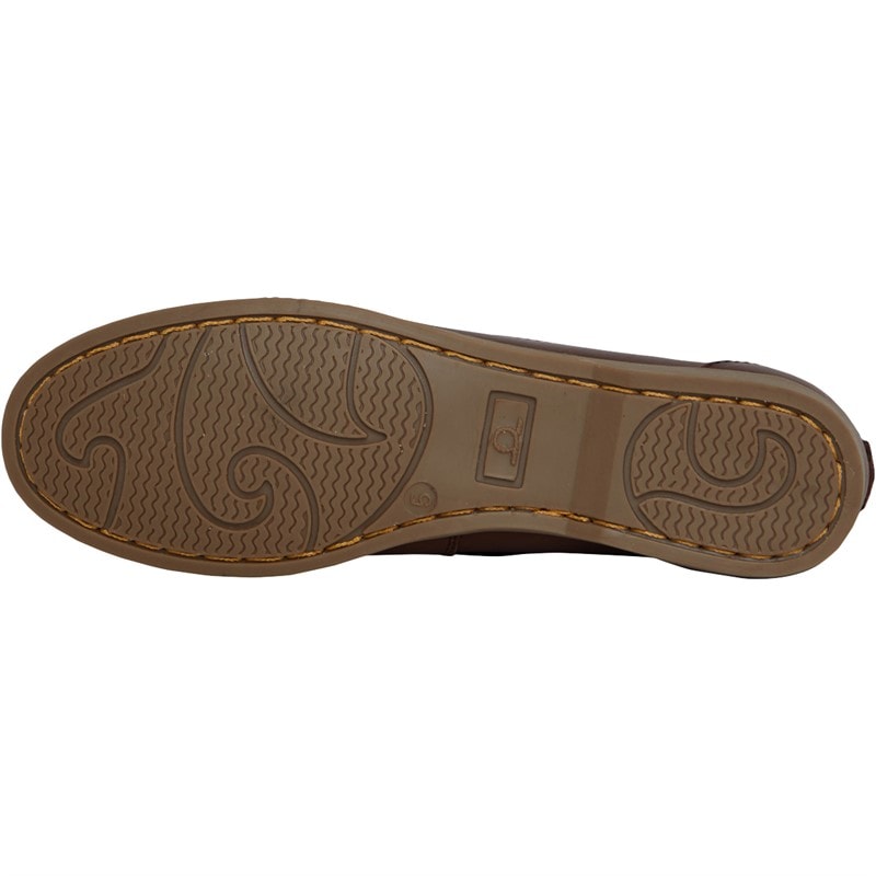 Chatham Marine Womens Arora Boat Shoes Dark Brown - Image 2