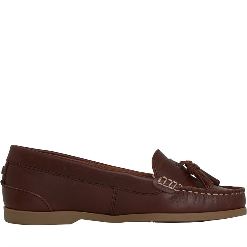 Chatham Marine Womens Arora Boat Shoes Dark Brown - Image 5