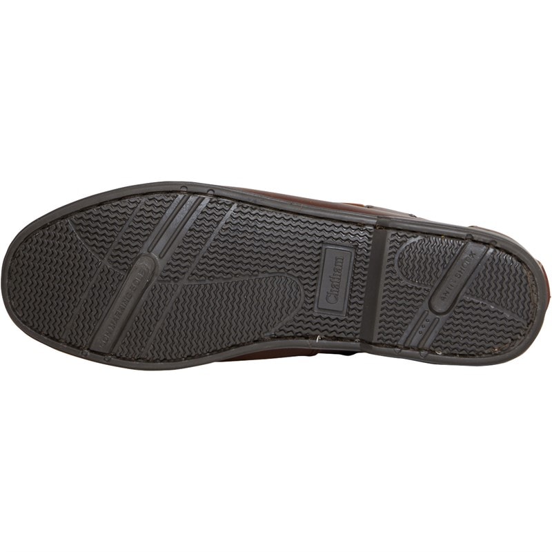 Chatham Marine Mens Bow Deck Shoes Dark Brown/Dark Gum - Image 2