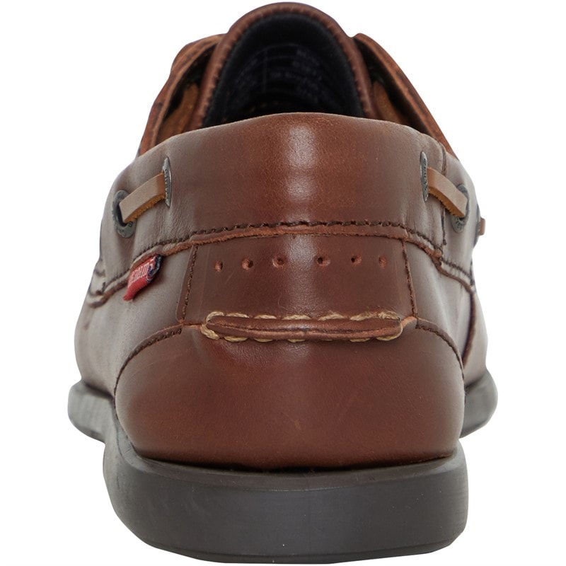 Chatham Marine Mens Bow Deck Shoes Dark Brown/Dark Gum - Image 3