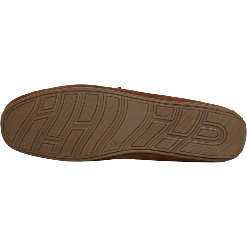 Chatham Marine Mens Seaton Leather Driving Moccasins Tan - Image 2
