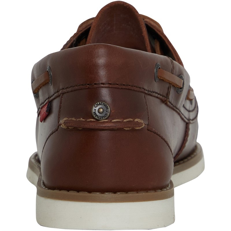 Chatham Marine Mens Dartmouth Deck Shoes Dark Brown - Image 3