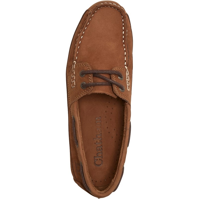 Chatham Marine Womens Bombora Deck Shoes Light Brown - Image 4