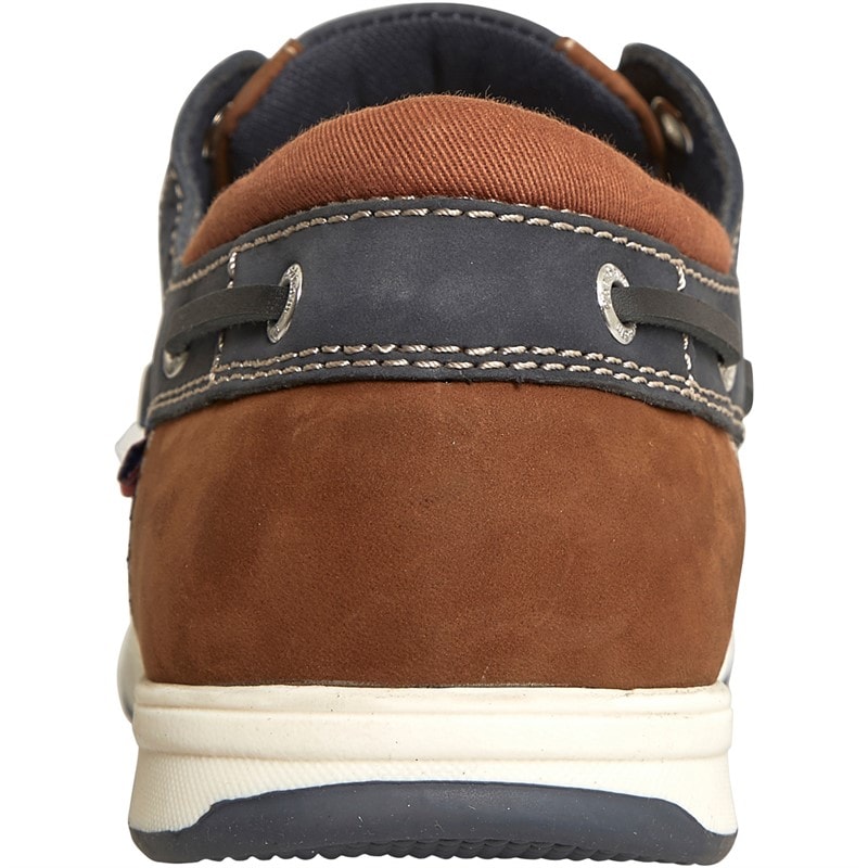 Chatham Marine Mens Kerrier Deck Shoes Navy/Light Brown - Image 3