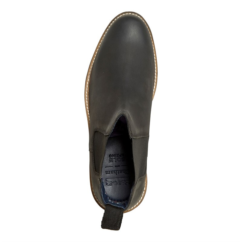 Chatham Marine Mens Wenlock Chelsea Boots Black - Image 4