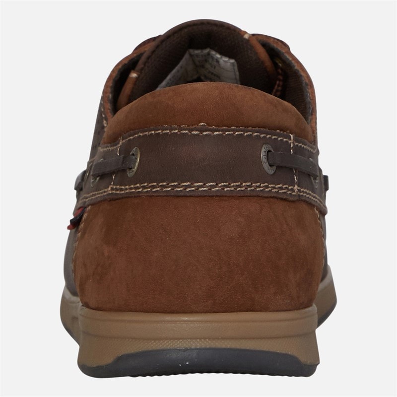Chatham Marine Mens Kerrier Deck Shoes Dark Brown - Image 3