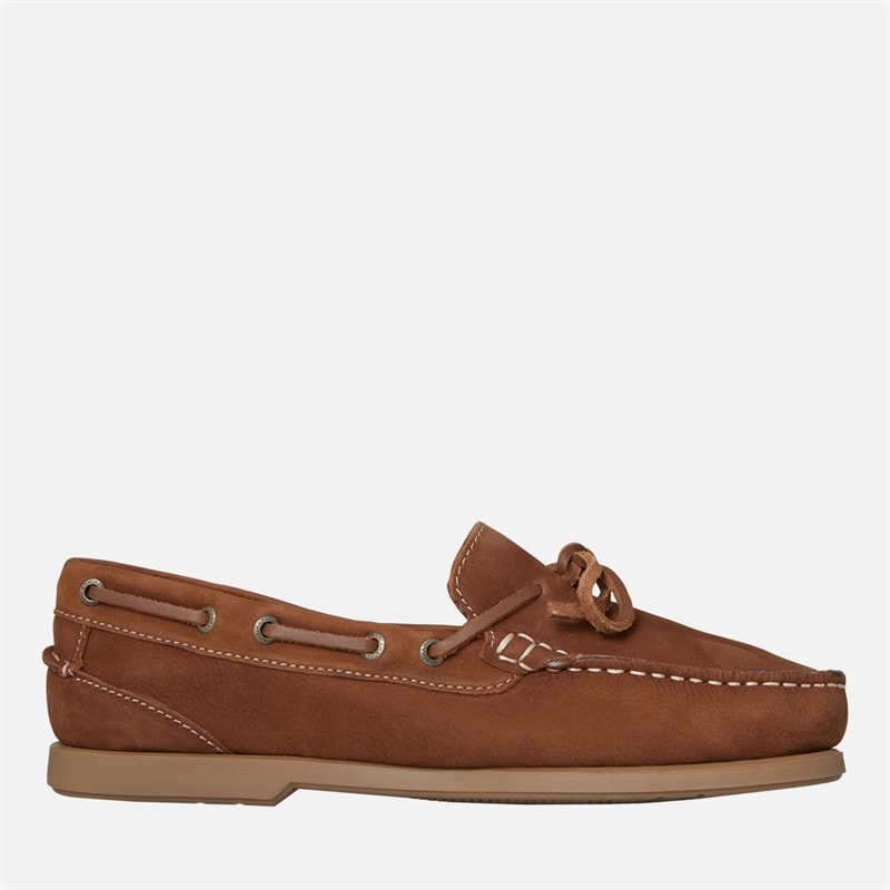 Chatham Marine Mens Culham Deck Shoes Brown/Gum - Image 5