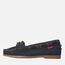 Chatham Marine Womens Rema Boat Shoes Navy/Brown