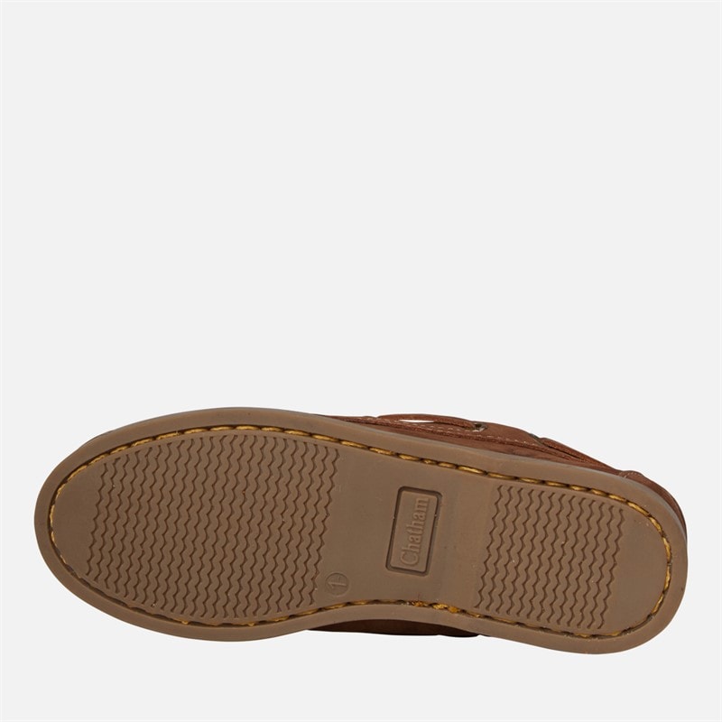 Chatham Marine Junior Henry Deck Shoes Brown/Gum - Image 2