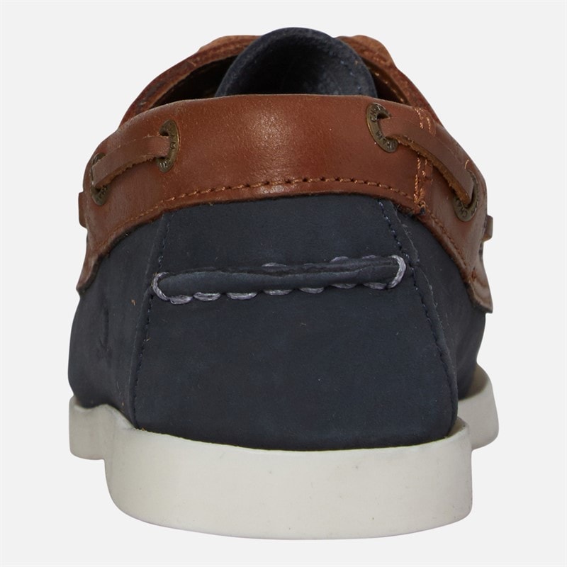 Chatham Marine Junior Henry Deck Shoes Navy/Tan - Image 3
