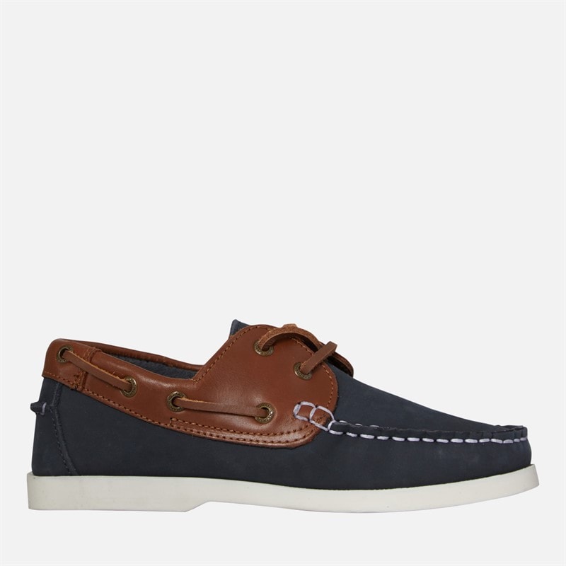 Chatham Marine Junior Henry Deck Shoes Navy/Tan - Image 5