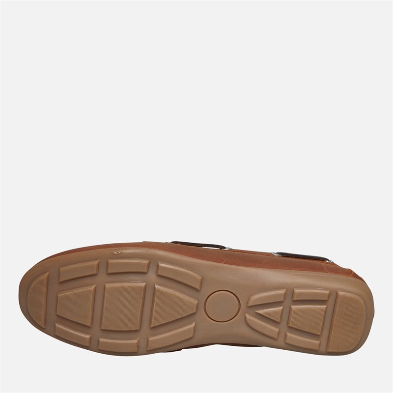 Chatham Marine Womens Agios Deck Shoes Dark Tan - Image 2