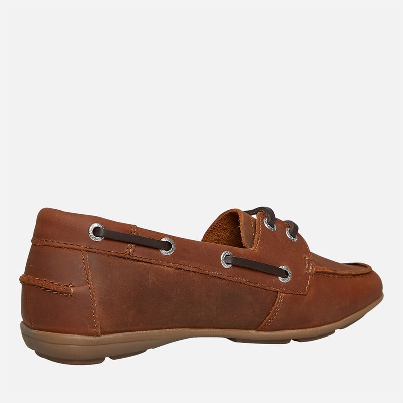 Chatham Marine Womens Agios Deck Shoes Dark Tan - Image 5