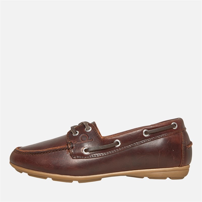 Chatham Marine Womens Agios Deck Shoes Dark Brown - Image 2