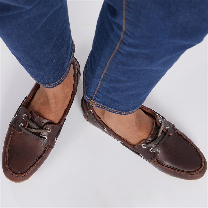 Chatham Marine Womens Agios Deck Shoes Dark Brown - Image 5