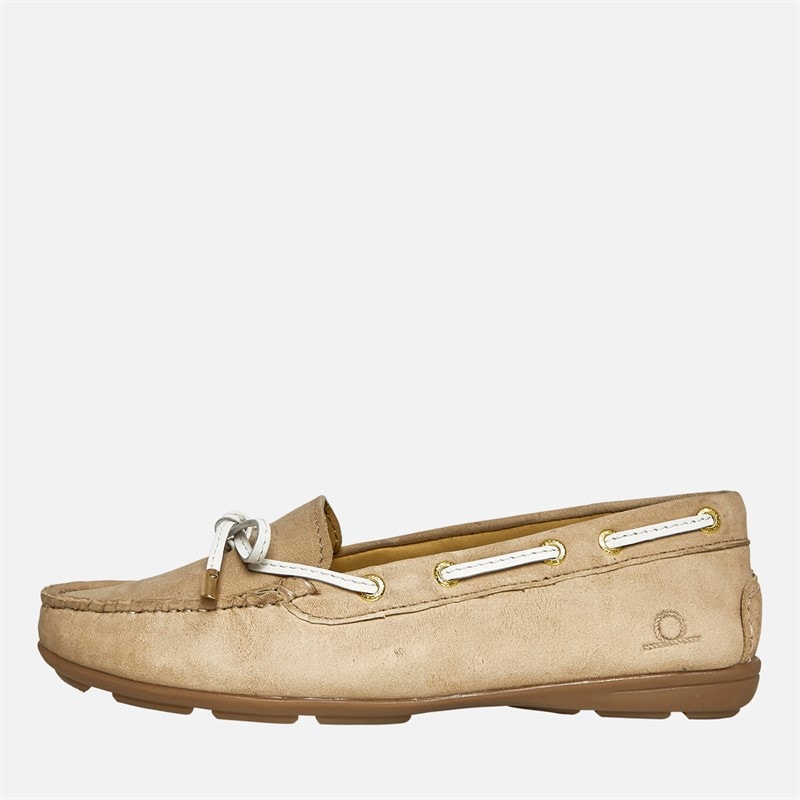 Chatham Marine Womens Paxos Driving Moccasins Sand - Image 2