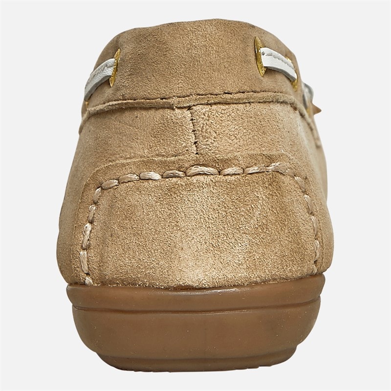 Chatham Marine Womens Paxos Driving Moccasins Sand - Image 3