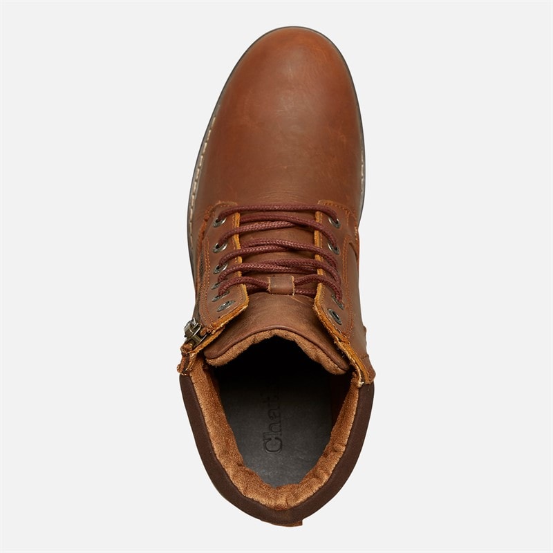 Chatham Marine Mens Wells Boots Walnut - Image 4